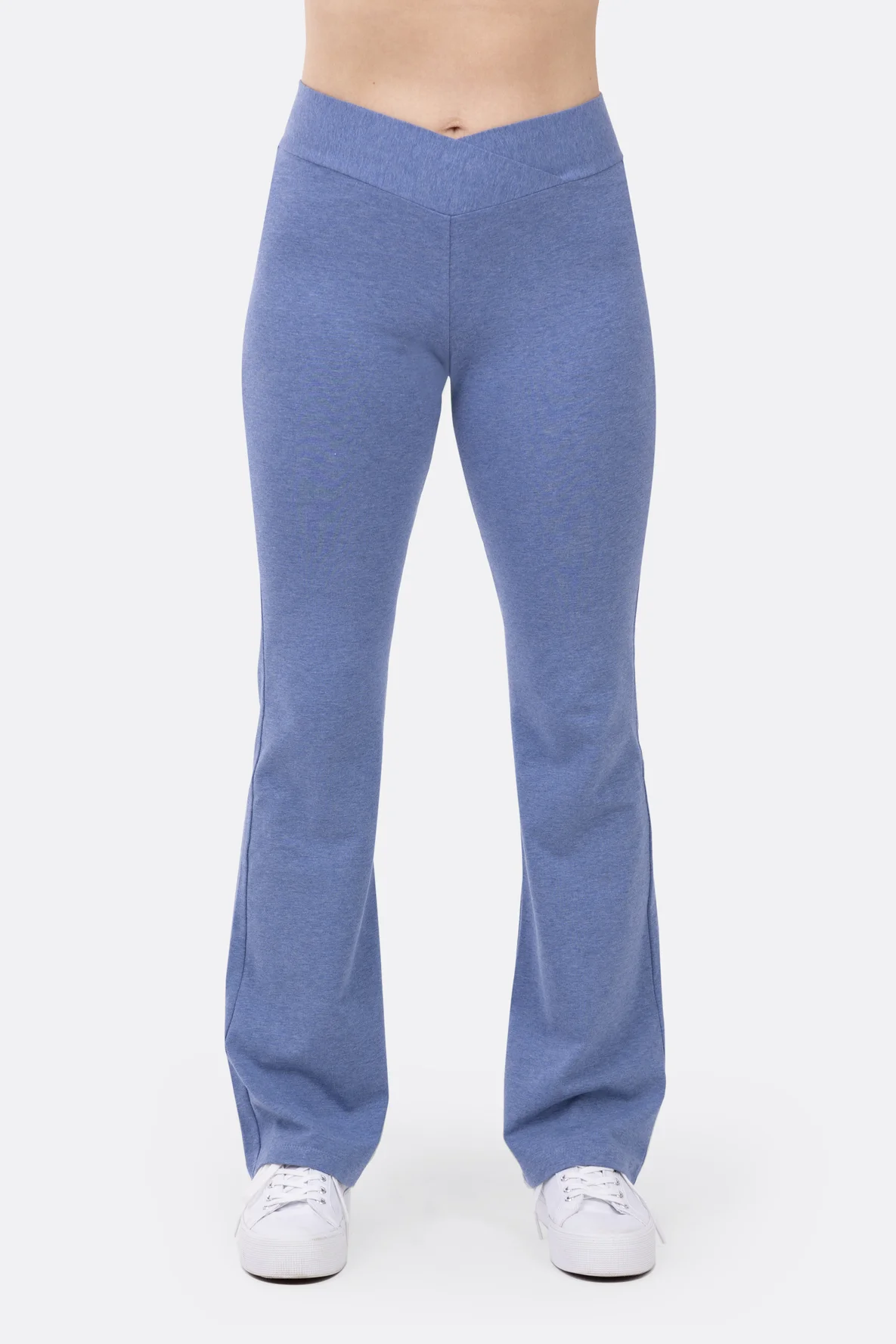 Schnittmuster Lana Flared Leggings mit Wickelbund nähen