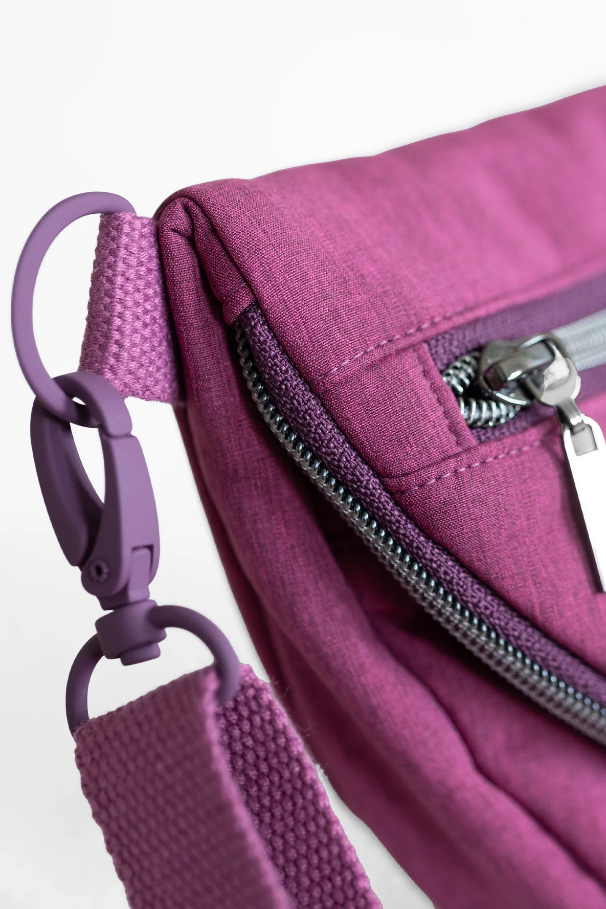 Moonbag Tasche Karabiner nähen Anleitung