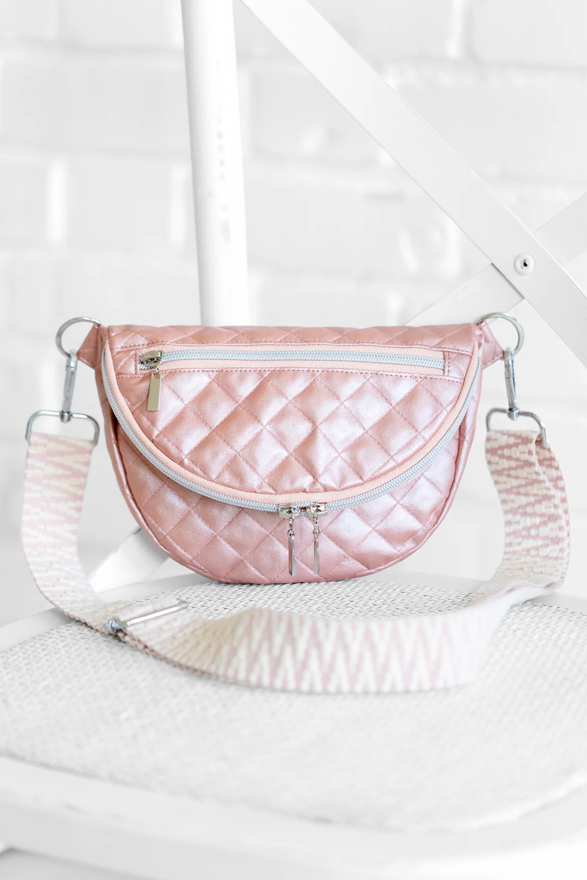 Taschen-Schnittmuster Hipbag halfmoon Form Anleitung