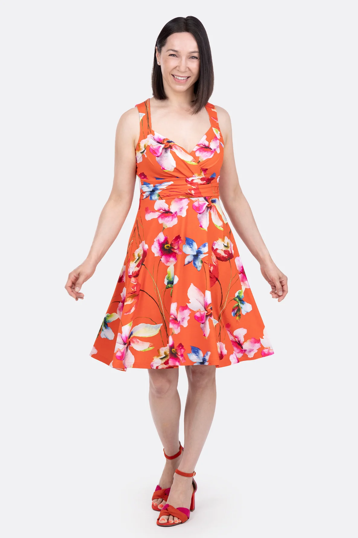 Damenkleid sommerlich Schnittmuster Videoanleitung nähen