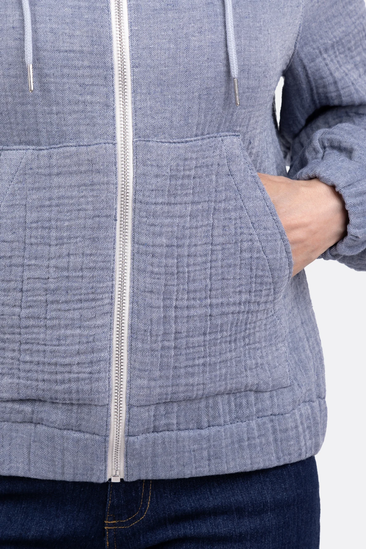 Gratis Schnittmuster Kängurutasche Jacke mit Taschen