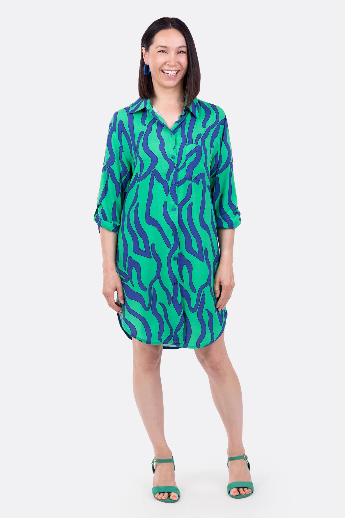 Schnittmuster Hemdbluse Oversize selber nähen