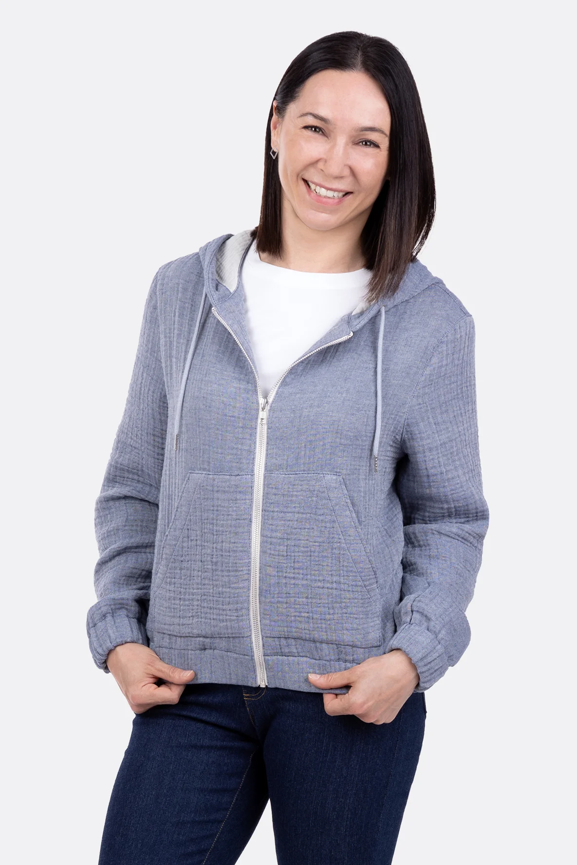 Sommerjacke Musselin Schnittmuster selber nähen