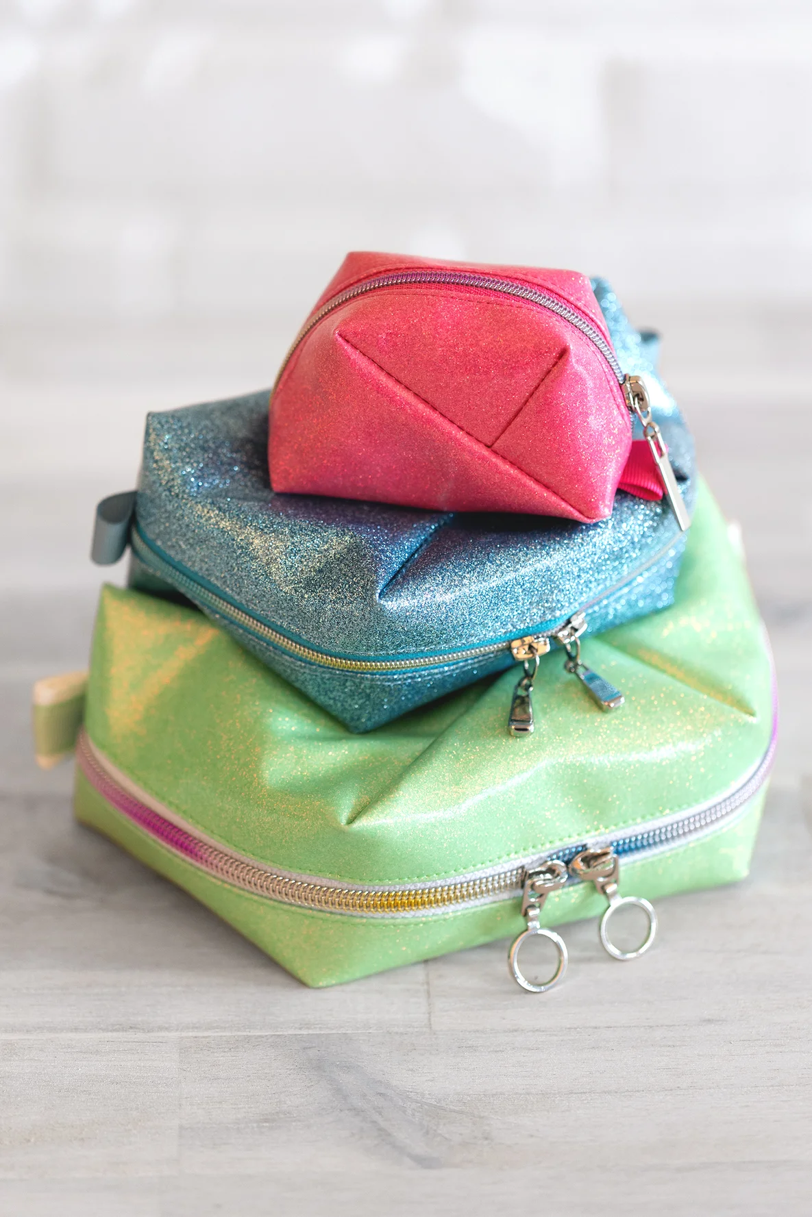 Freebie Ebook Kosmetiktasche Geo Bag selber nähen