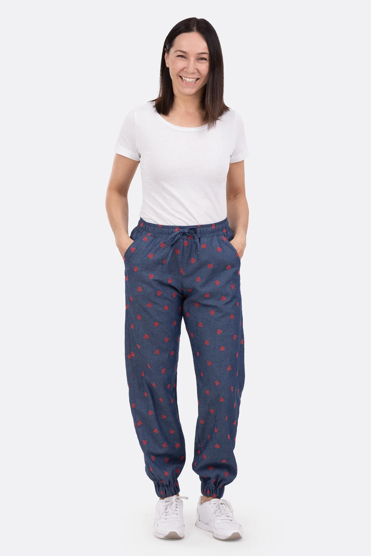 Freizeithose selber nähen jeansstoff Video Nähanleitung