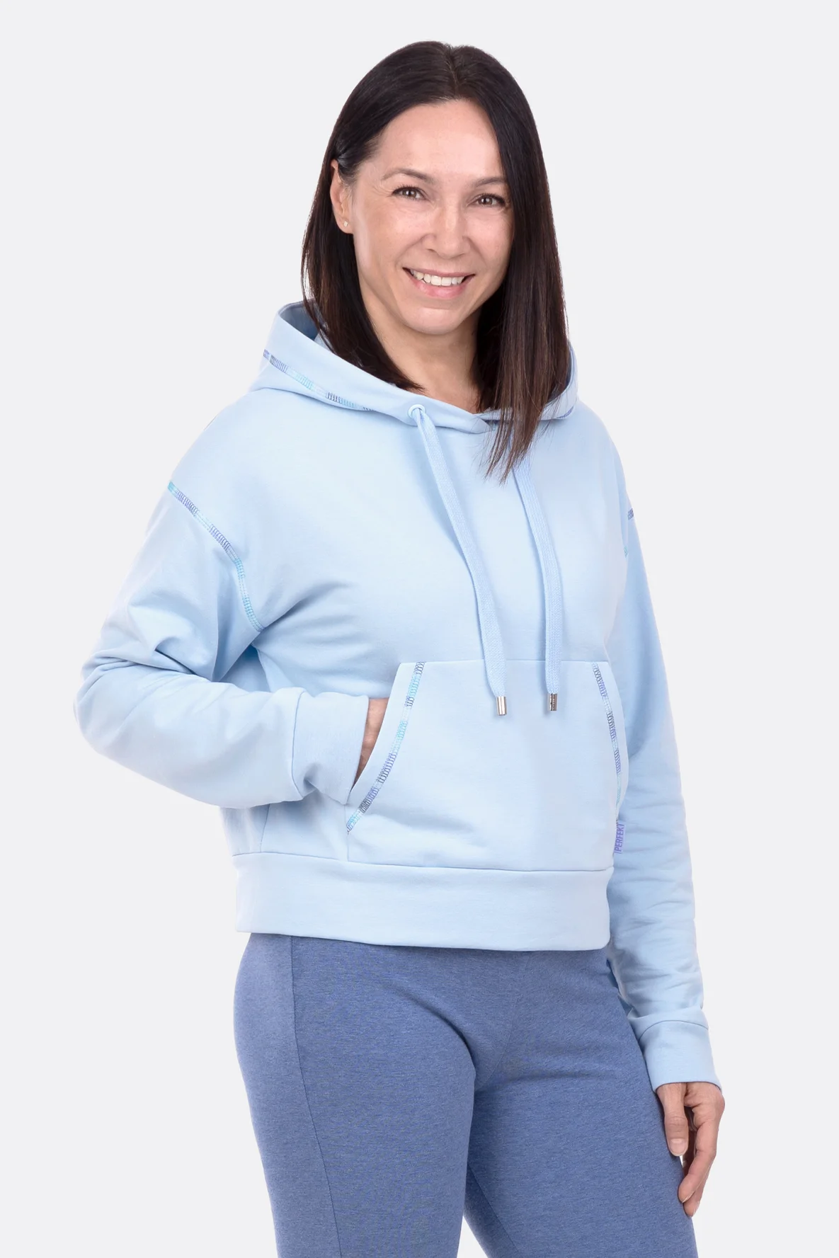 Schnittmuster Hoodie Cropped Länge Anleitung 