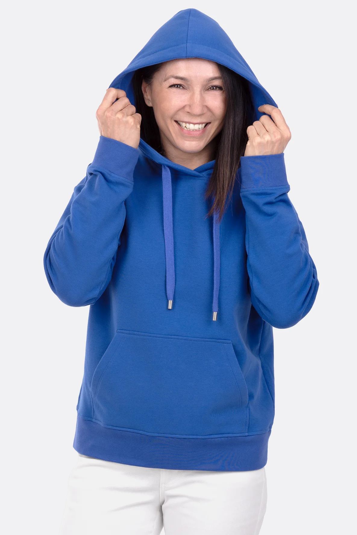 Schnittmuster Kapuzenpullover Kängurutasche DIY-Anleitung