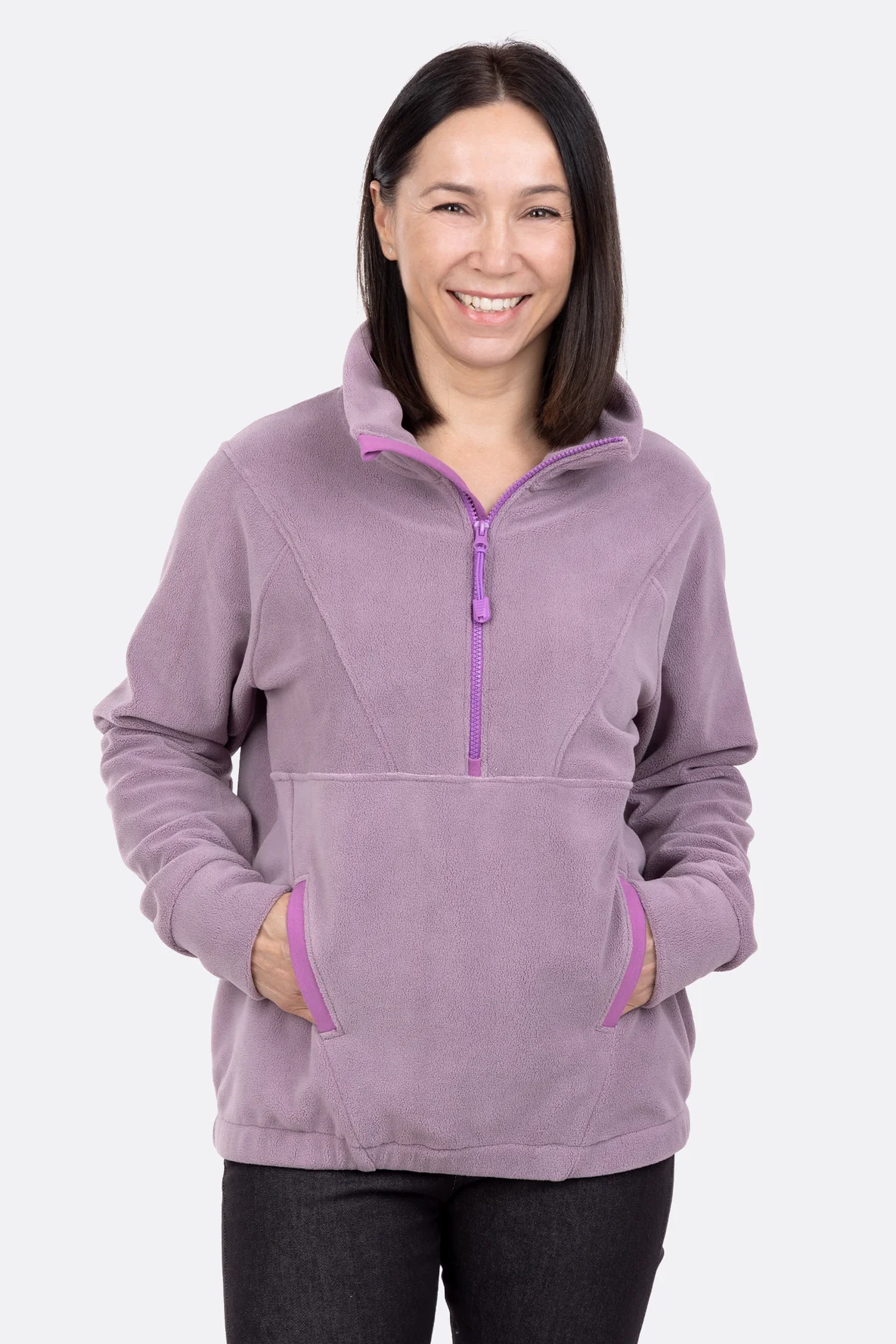 Troyer Reißverschluss Schnittmuster Fleece nähen