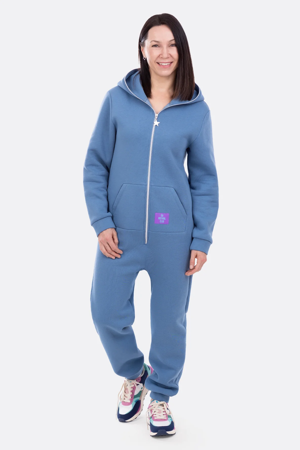 Schnittmuster Jumpsuit Damen Herren aus Sweatstoff nähen