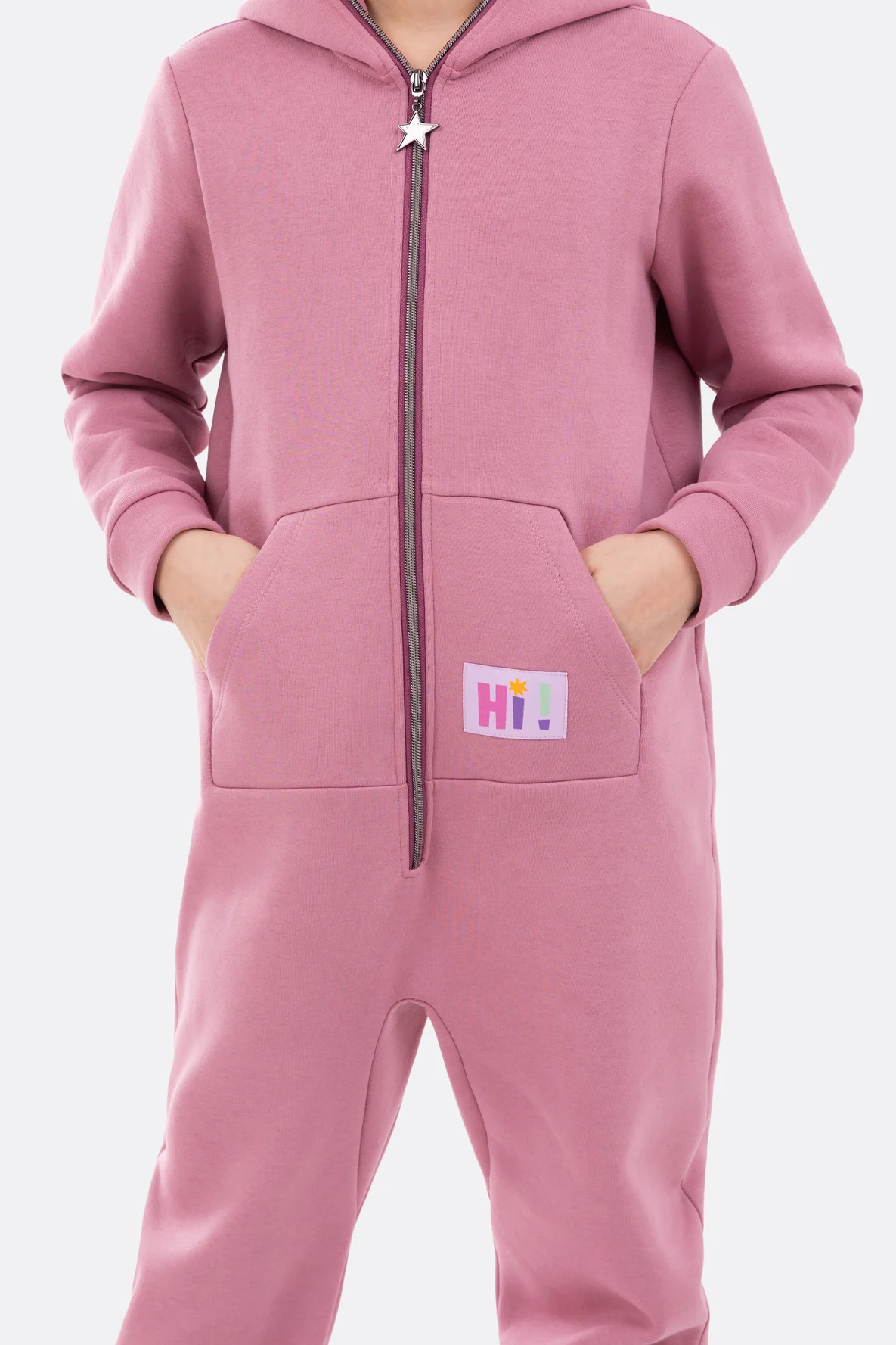 Schnittmuster Kinder Overall Sweatstoff Tasche nähen