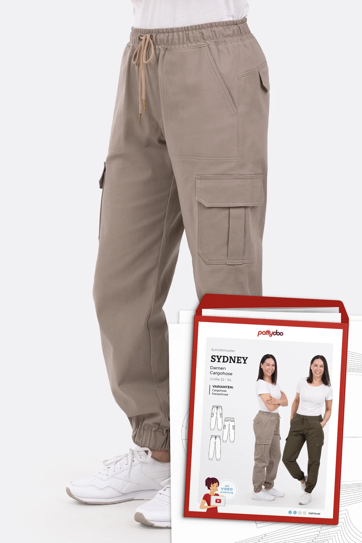 Papierschnittmuster Sydney Cargohose