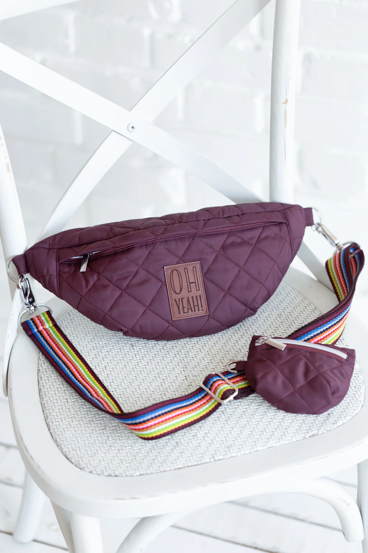 Schnittmuster Tasche Bum bag nähen aus Steppstoff