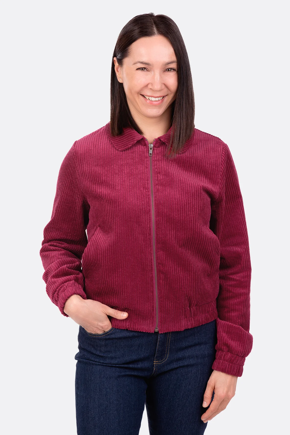 Cordjacke Kragen Schnittmuster kostenlos zum selbernähen