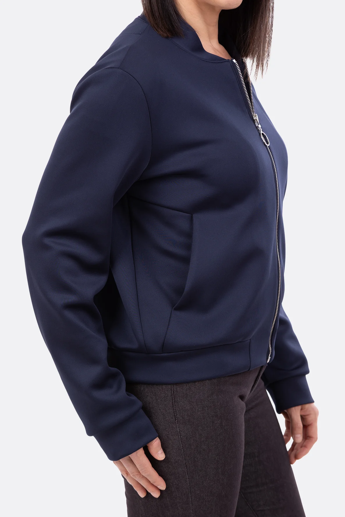 Schnittmuster Damenblouson Jacke aus Scuba nähen