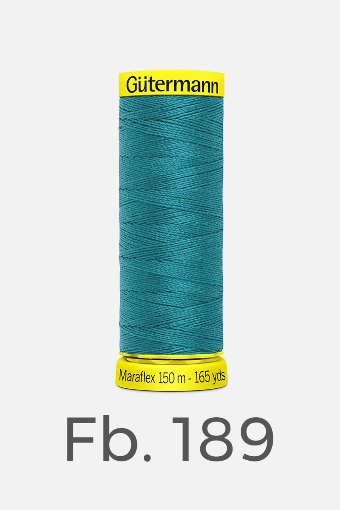 Fil à Coudre Élastique Gütermann Maraflex - Noir - Élasticité 80% - Pour Jersey Et Tissus Stretch