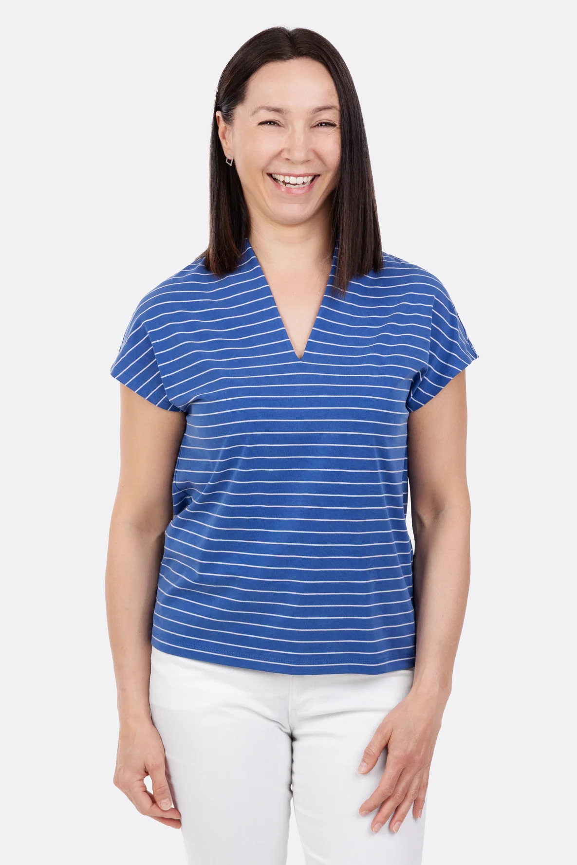 Schnittmuster Damenshirt sommerlich Nähanleitung 