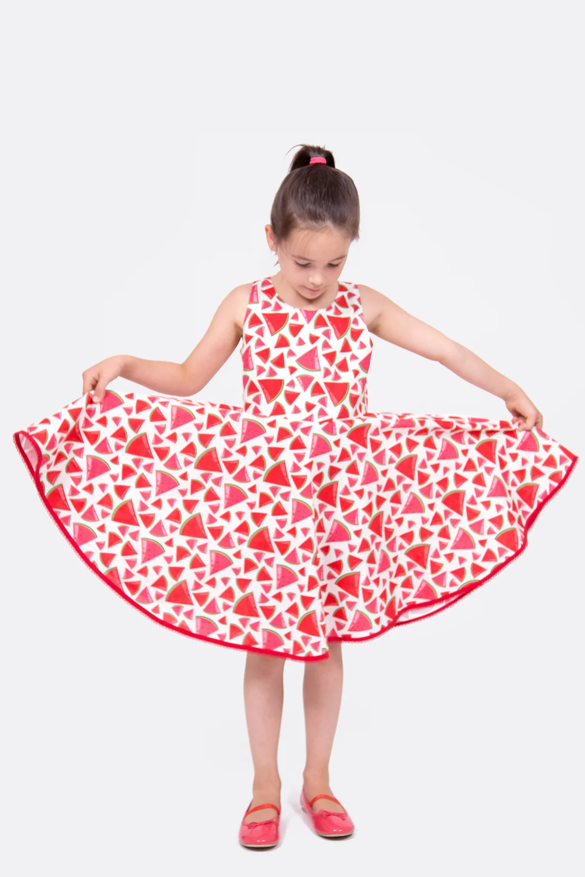Schnittmuster Kinder Sommerkleid Tellerrock nähen