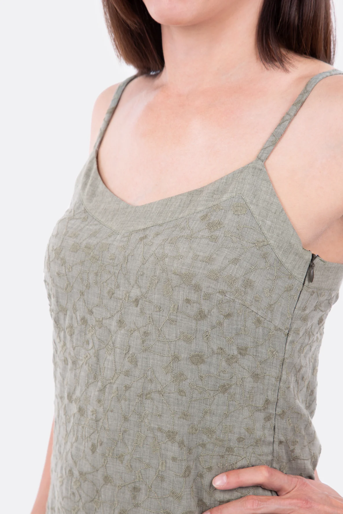 Anleitung Ausschnitt Blende Kleid Schnittmuster
