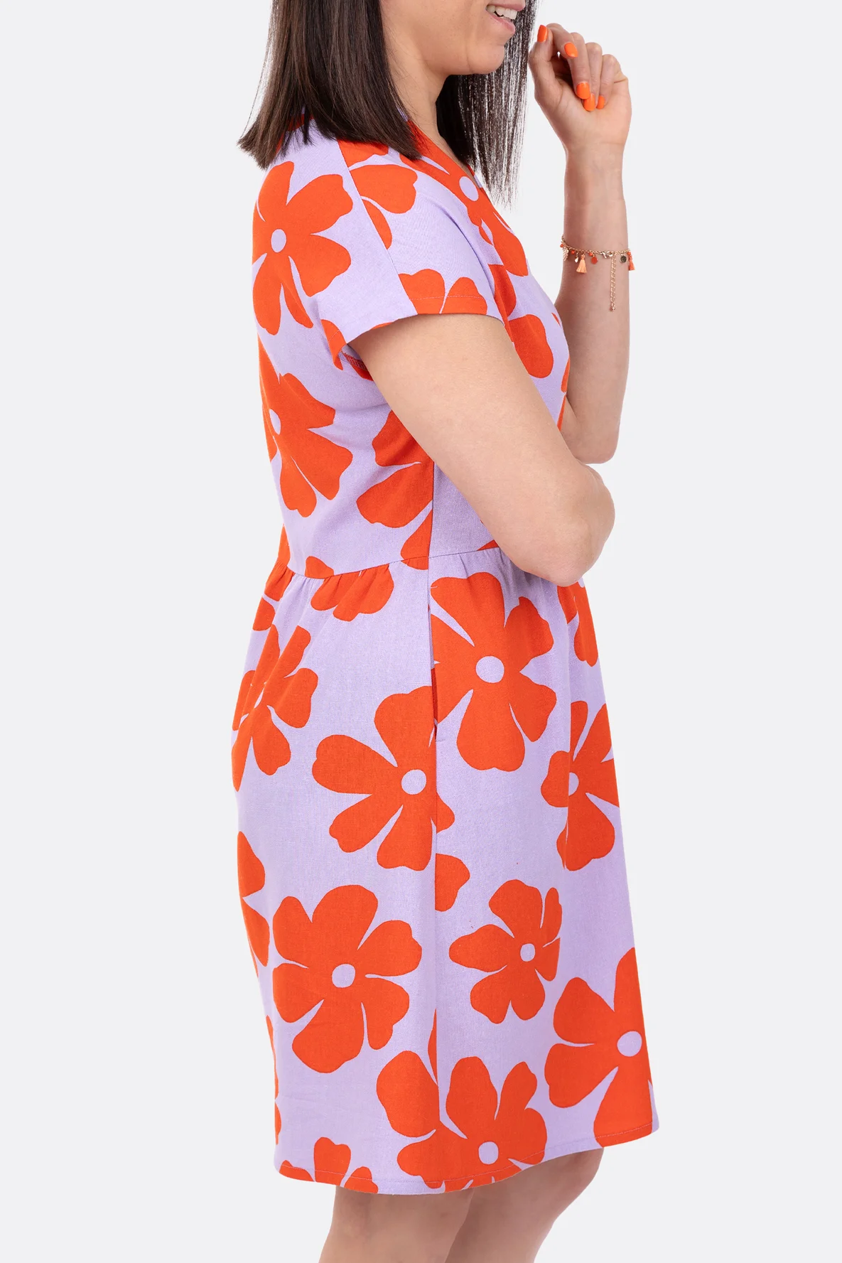 Schnittmuster Sommerkleid mit Taschen nähen