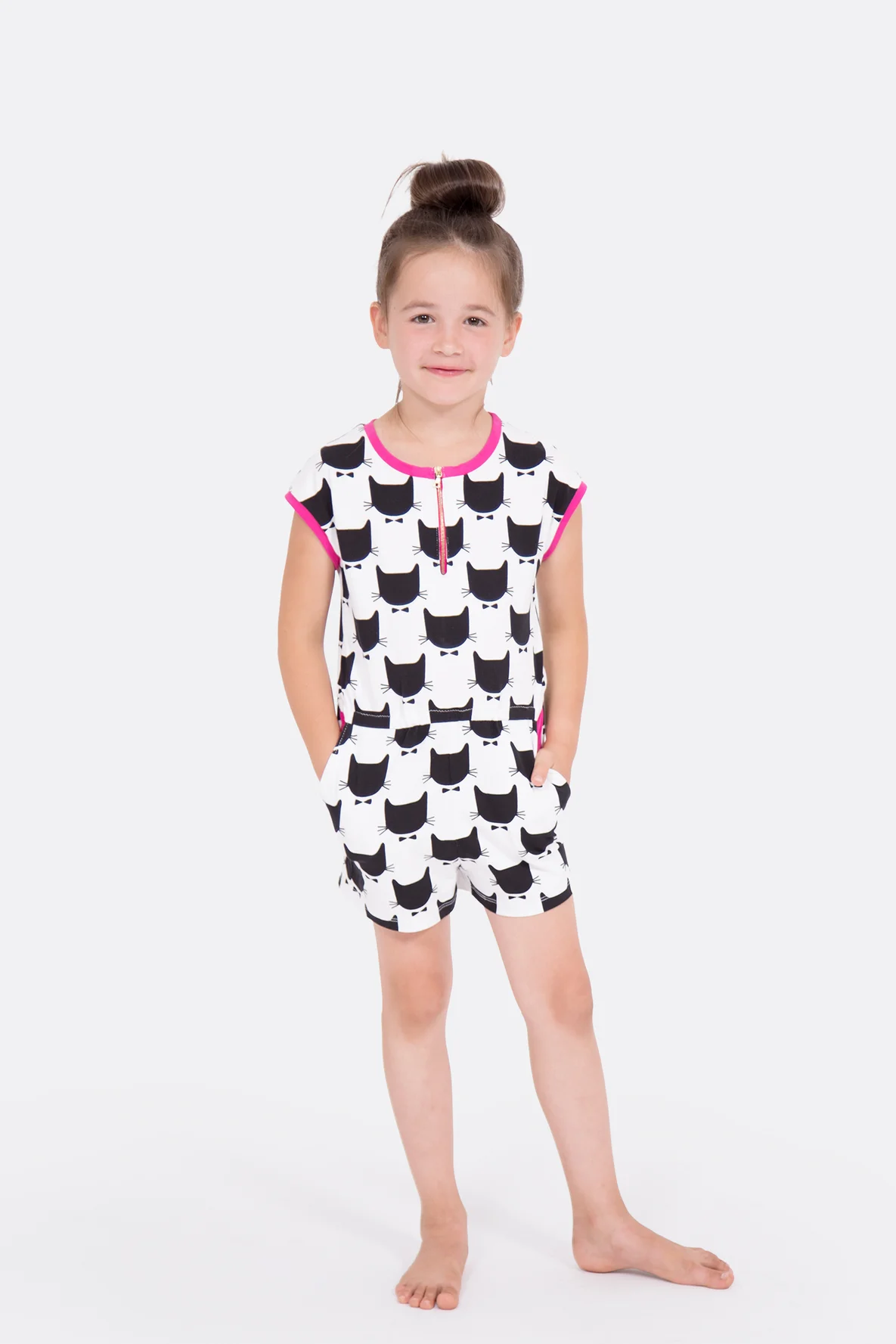 Schnittmuster Kinder Jumpsuit kurze Hose nähen