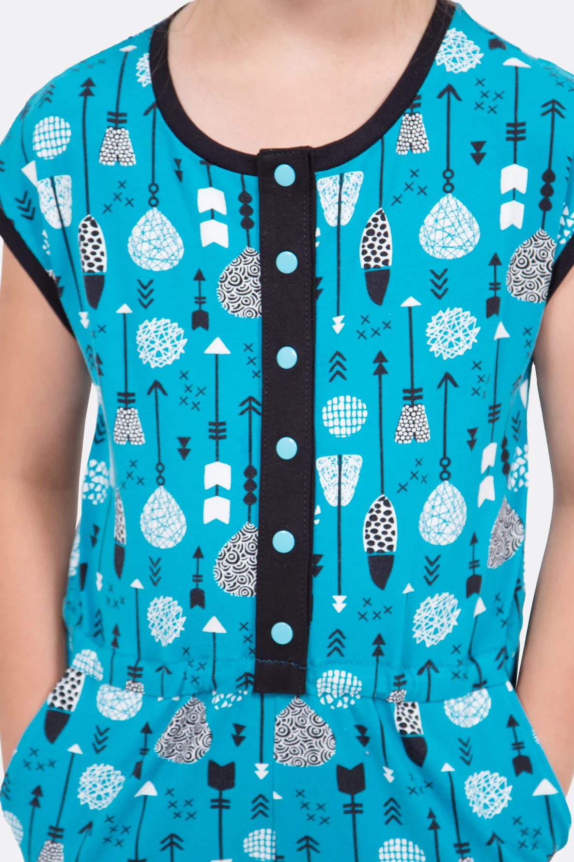 Schnittmuster Kinder Jumpsuit Knopfleiste Nähvideo