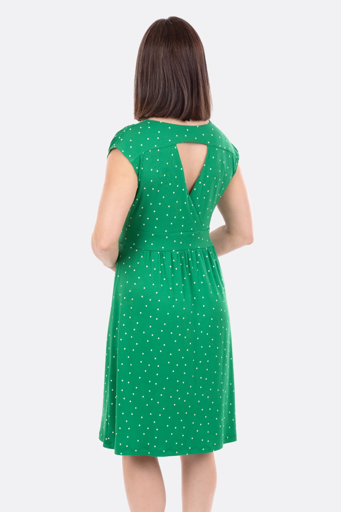 Schnittmuster Sommerkleid Cut-Out Passe Nähanleitung