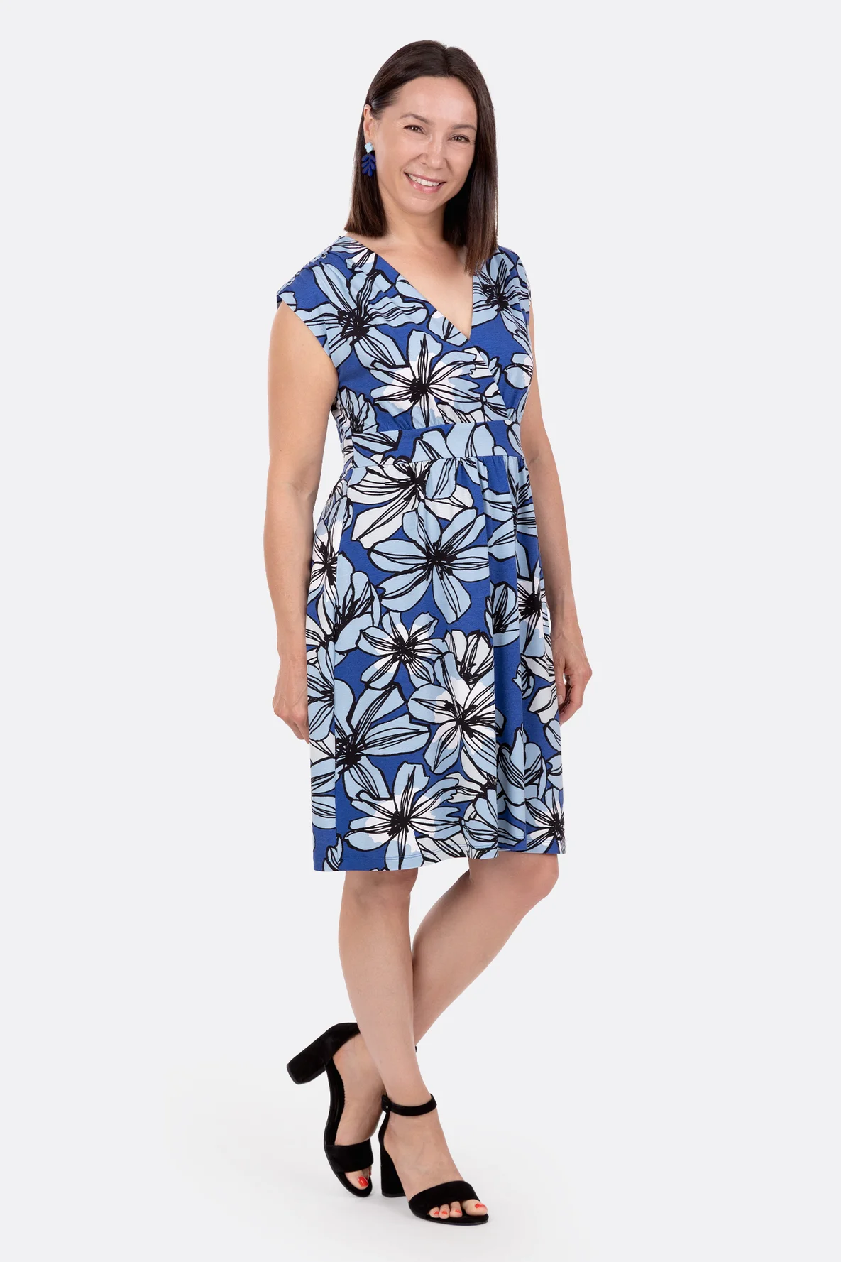 Schnittmuster Sommerkleid Wickeloberteil selber nähen