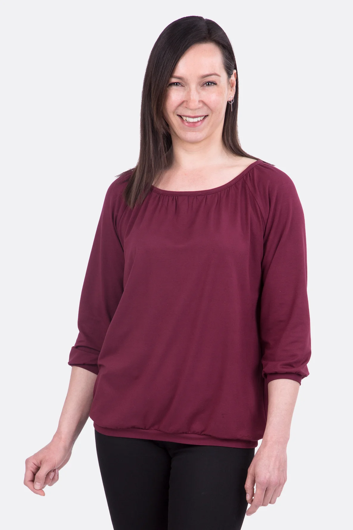 Schnittmuster Jerseybluse Bündchen