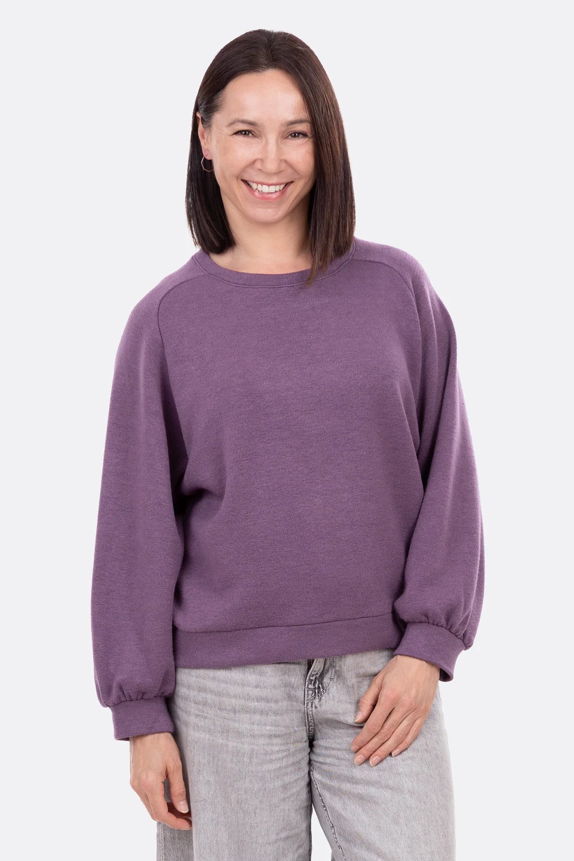 Schnittmuster Raglanpullover Viskosestrickjersey selber nähen