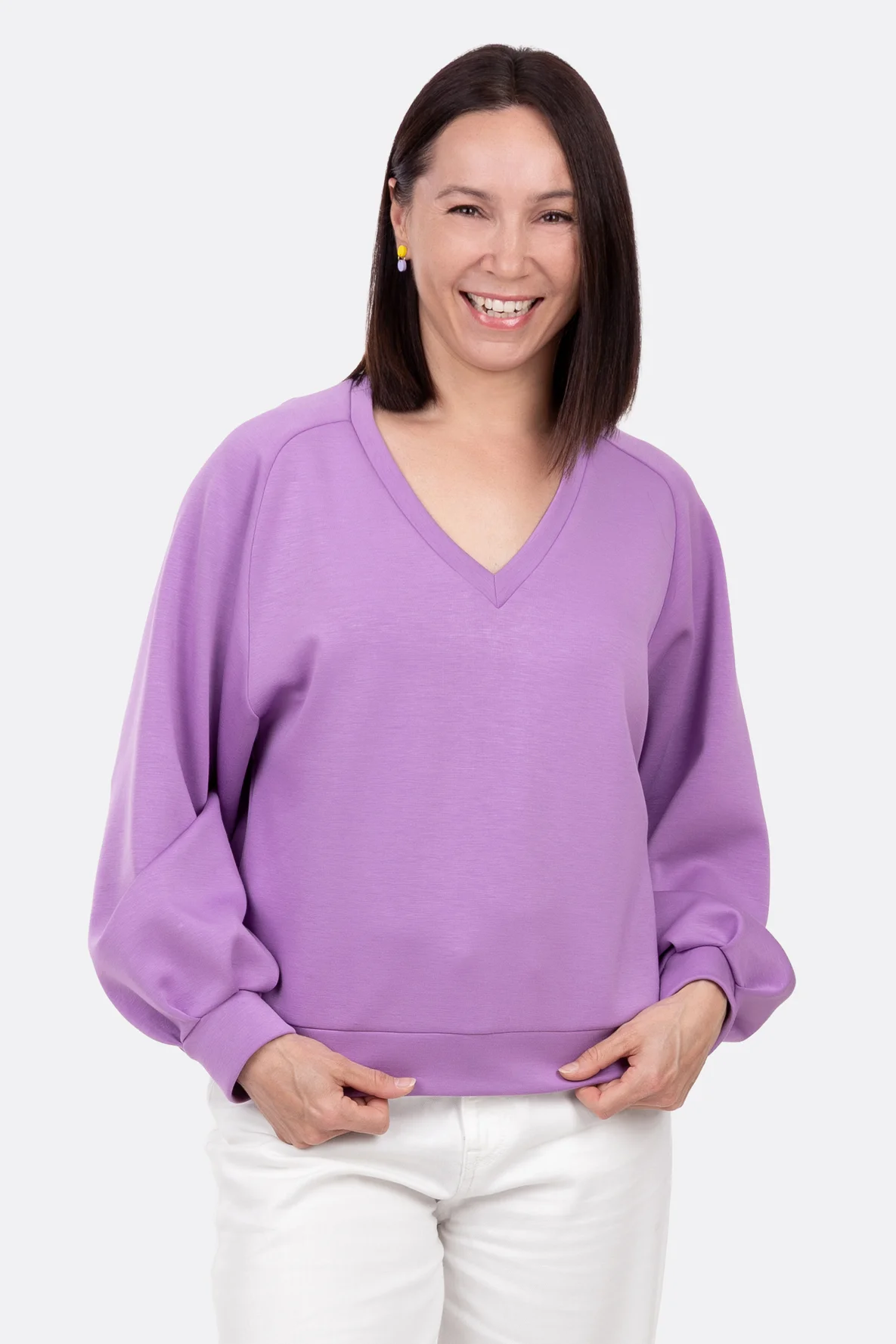 Schnittmuter Raglan Sweatshirt selber nähen mit Videoanleitung