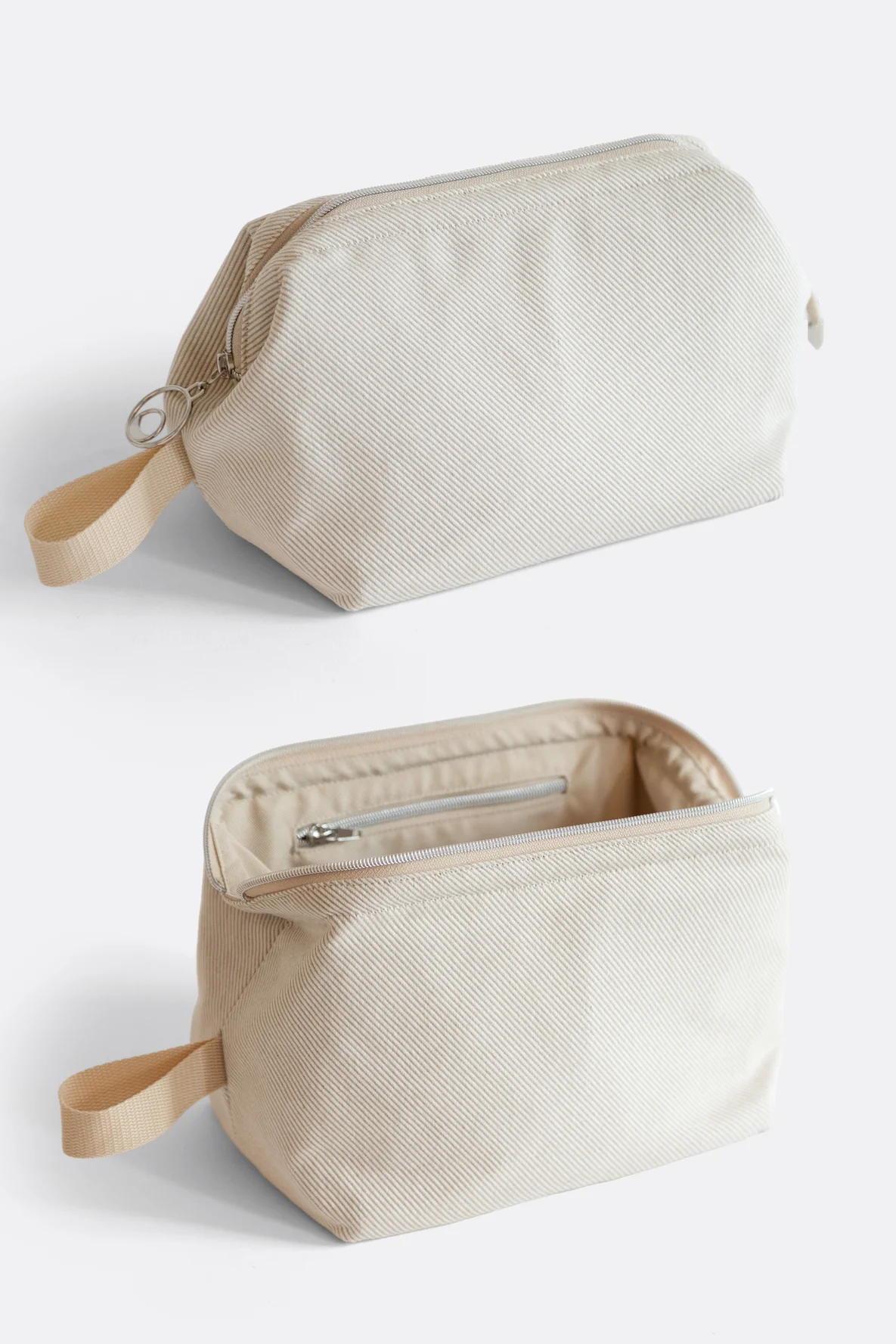 Schnittmuster Kosmetiktasche Reißverschluss Bügel selber nähen