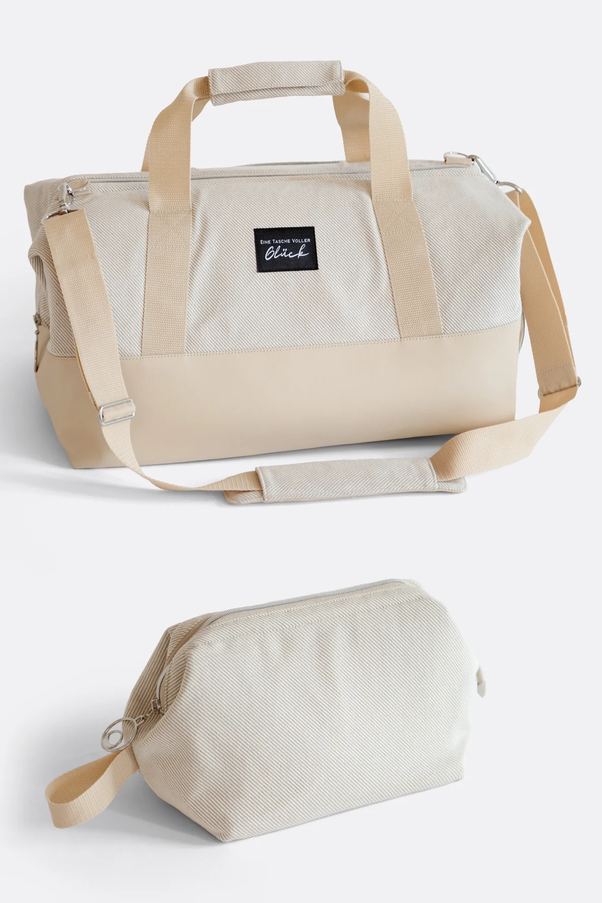 Schnittmuster Weekender Kosmetiktasche Reise-Set selber nähen