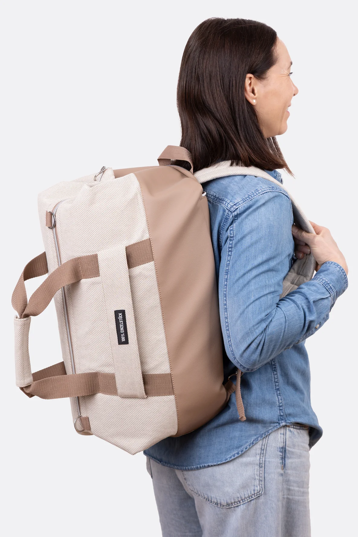 Schnittmuster Weekender mit Rucksack Tragefunktion nähen