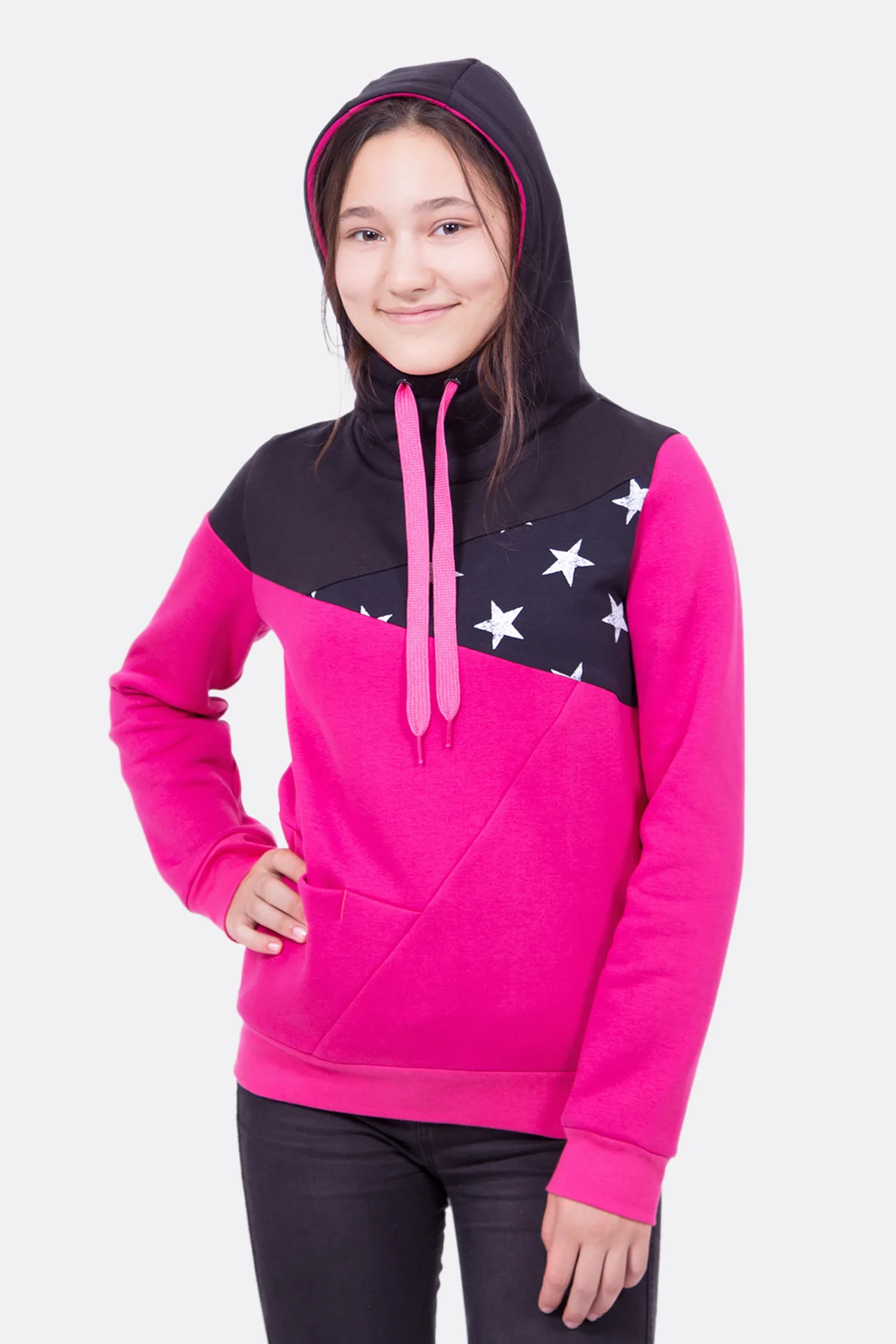 Schnittmuster Teenie Kapuzenpullover nähen