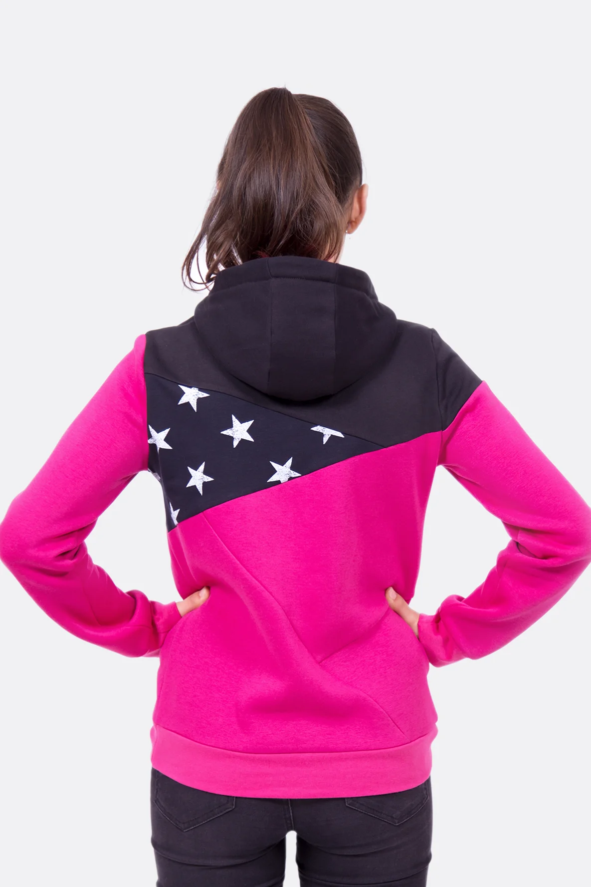 Schnittmuster Teenie Kapuzenpullover Teilungsnaht nähen