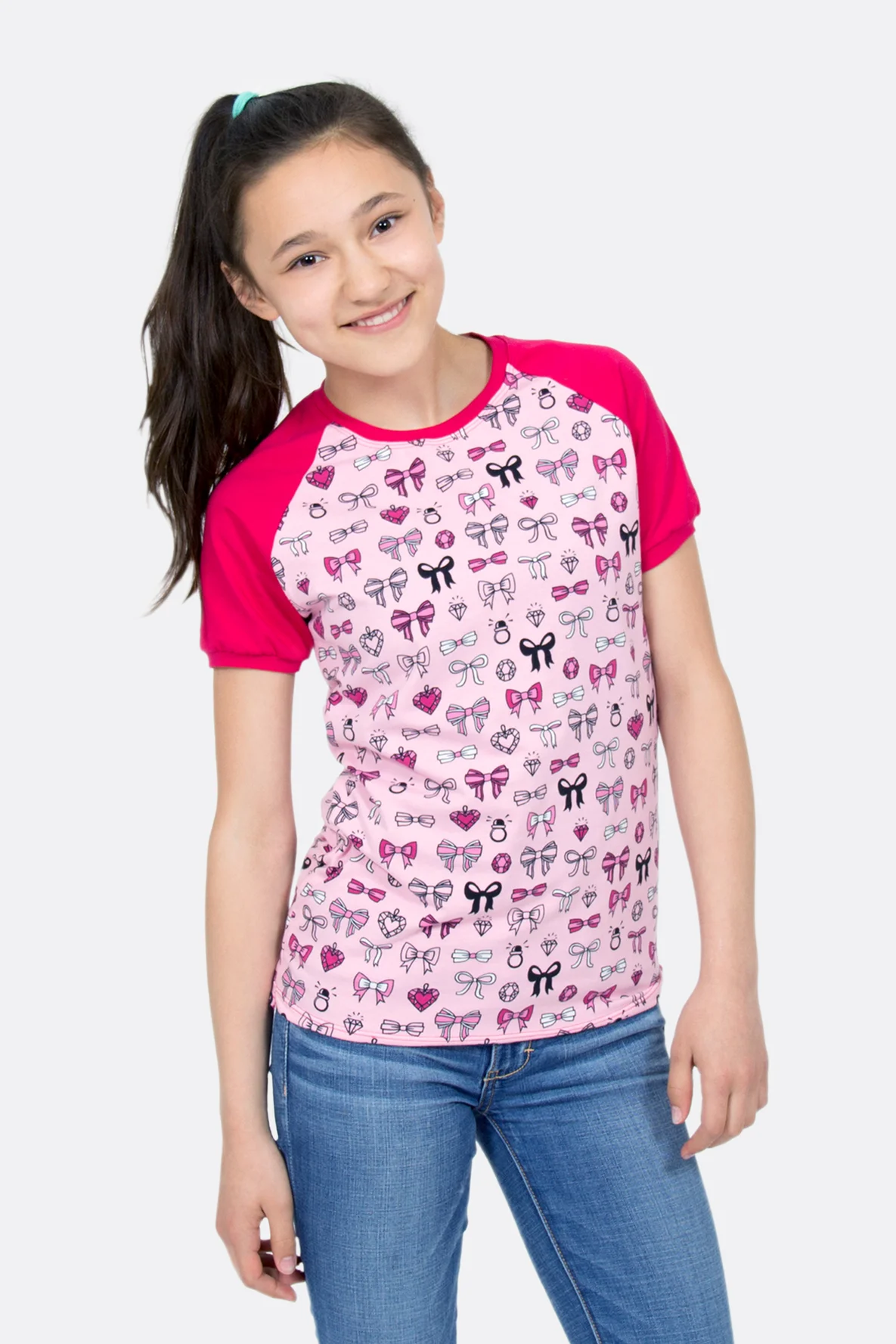 Kurzarmshirt mit Raglanärmeln nähen