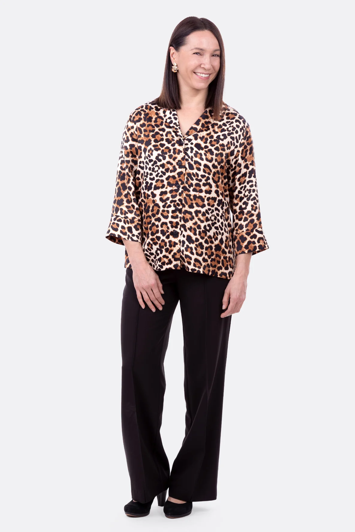 Schnittmuster Damenbluse viskosestoffe Leo Anleitung