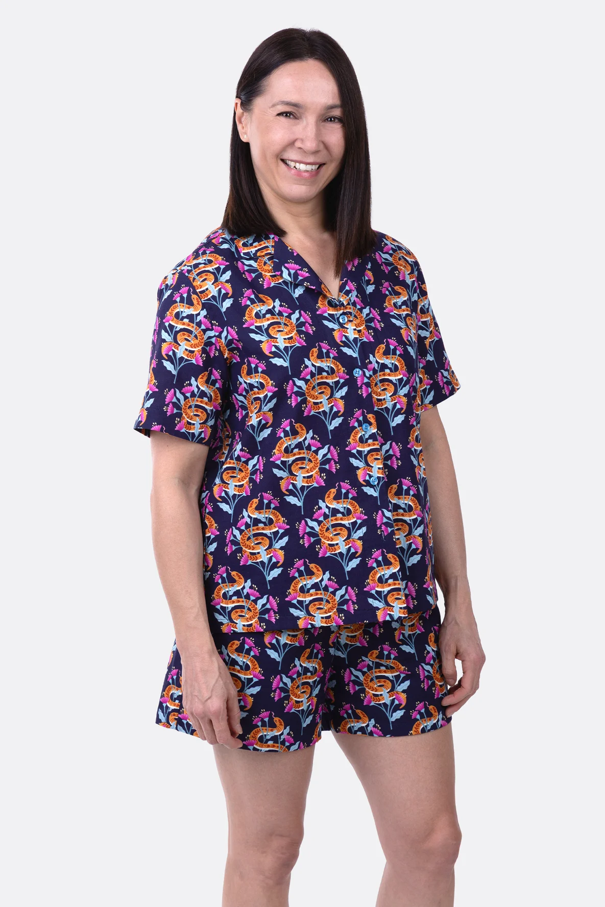 Schnittmuster Hemdbluse Shorts sommerlich nähen