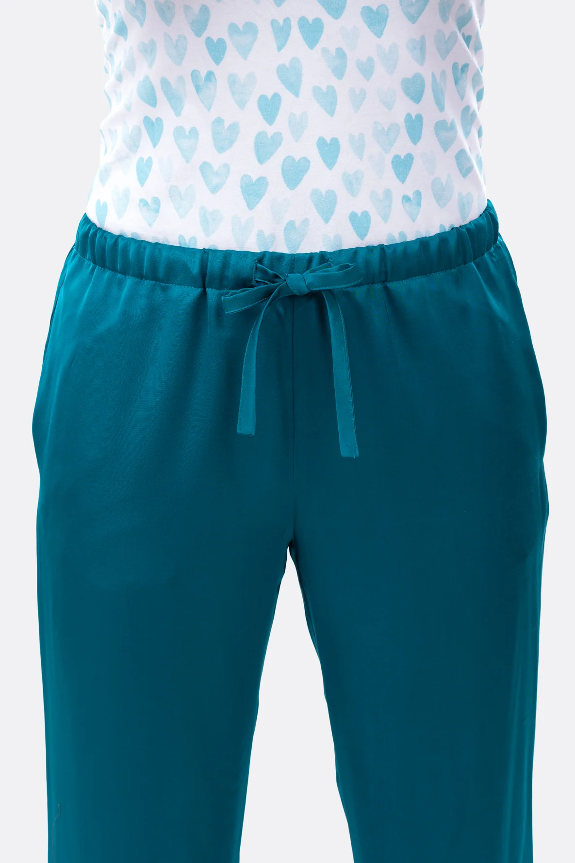 Schnittmuster Pyjama Hose Gummibund Schleife nähen