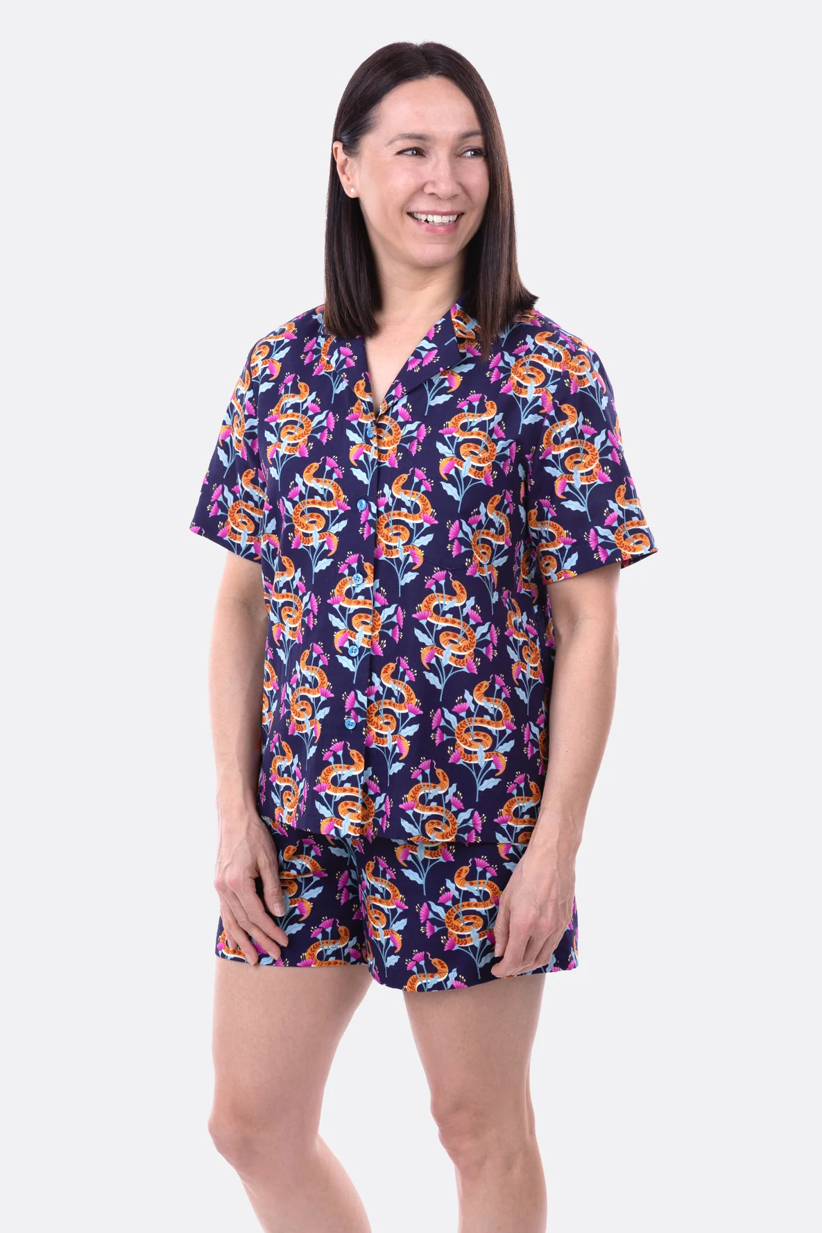 Schnittmuster Pyjama Shorts Webware nähen