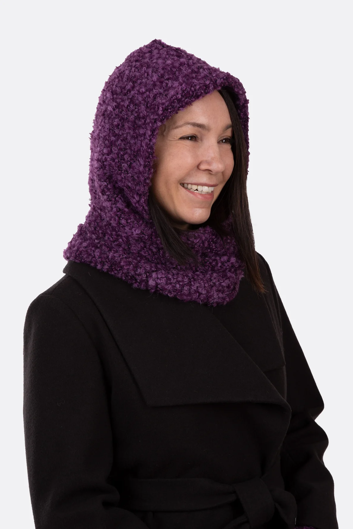 Kapuzenschal nähen Schnittmuster Freebie