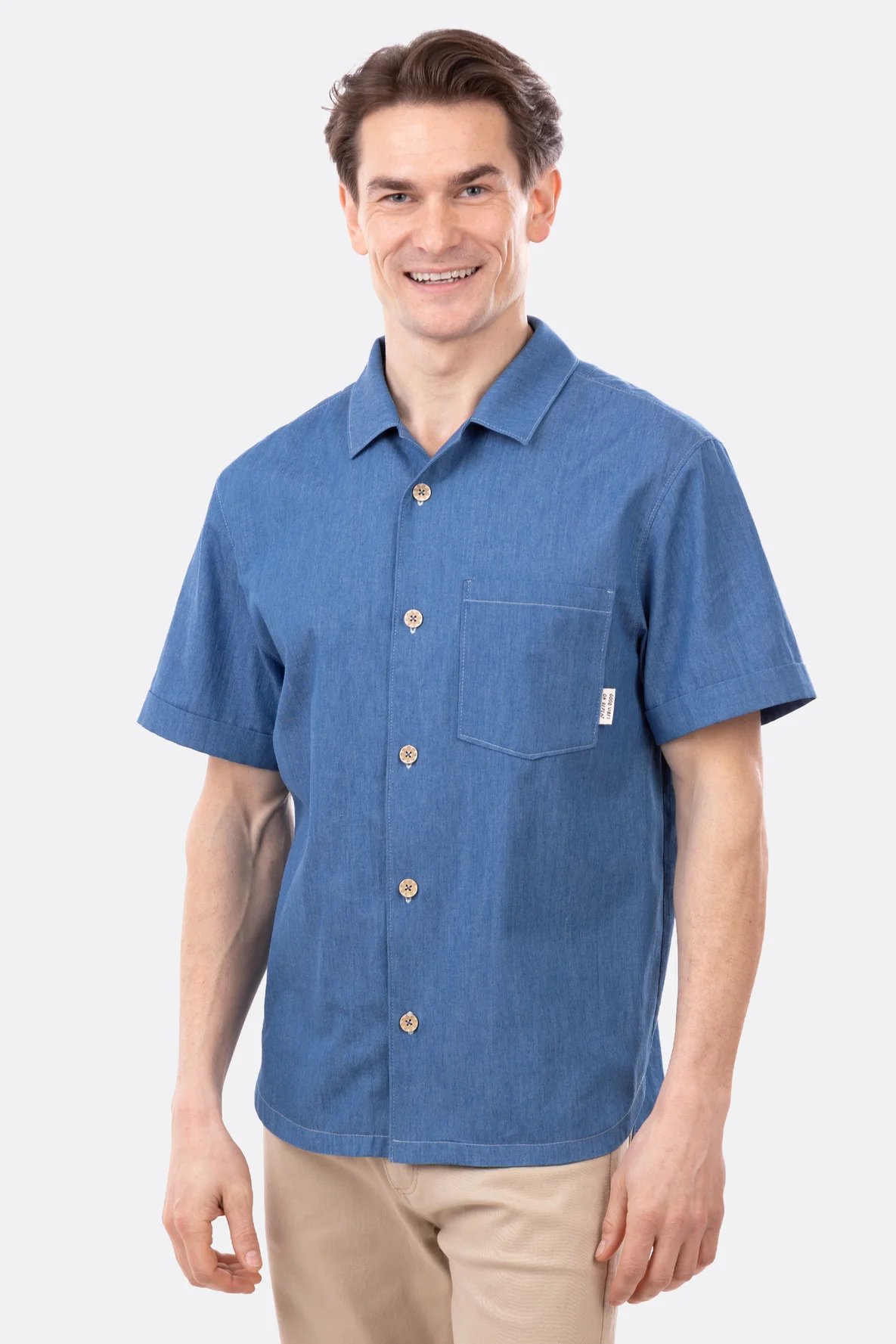 Schnittmuster Herrenhemd Kurzarm Videoanleitung