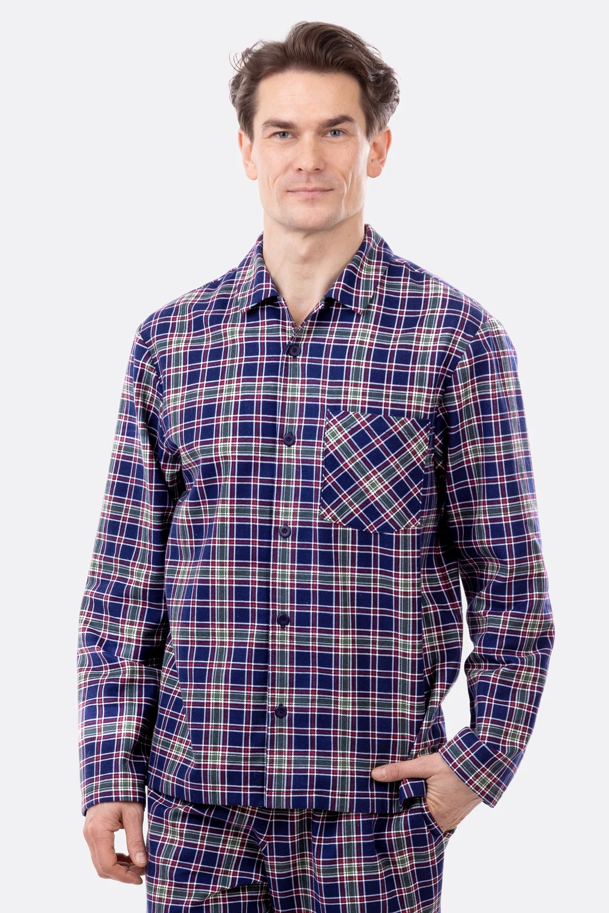 Schnittmuster Herrenhemd Flanell Karo Videoanleitung