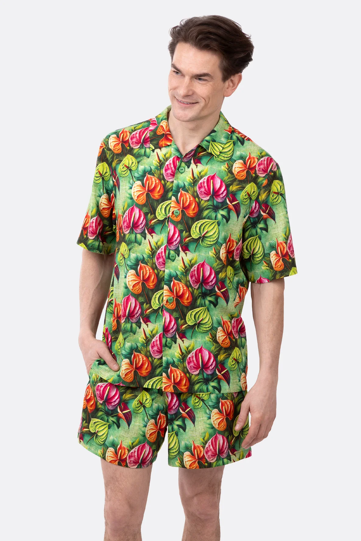 Schnittmuster Hawaii Herrenhemd zum Selbernähen