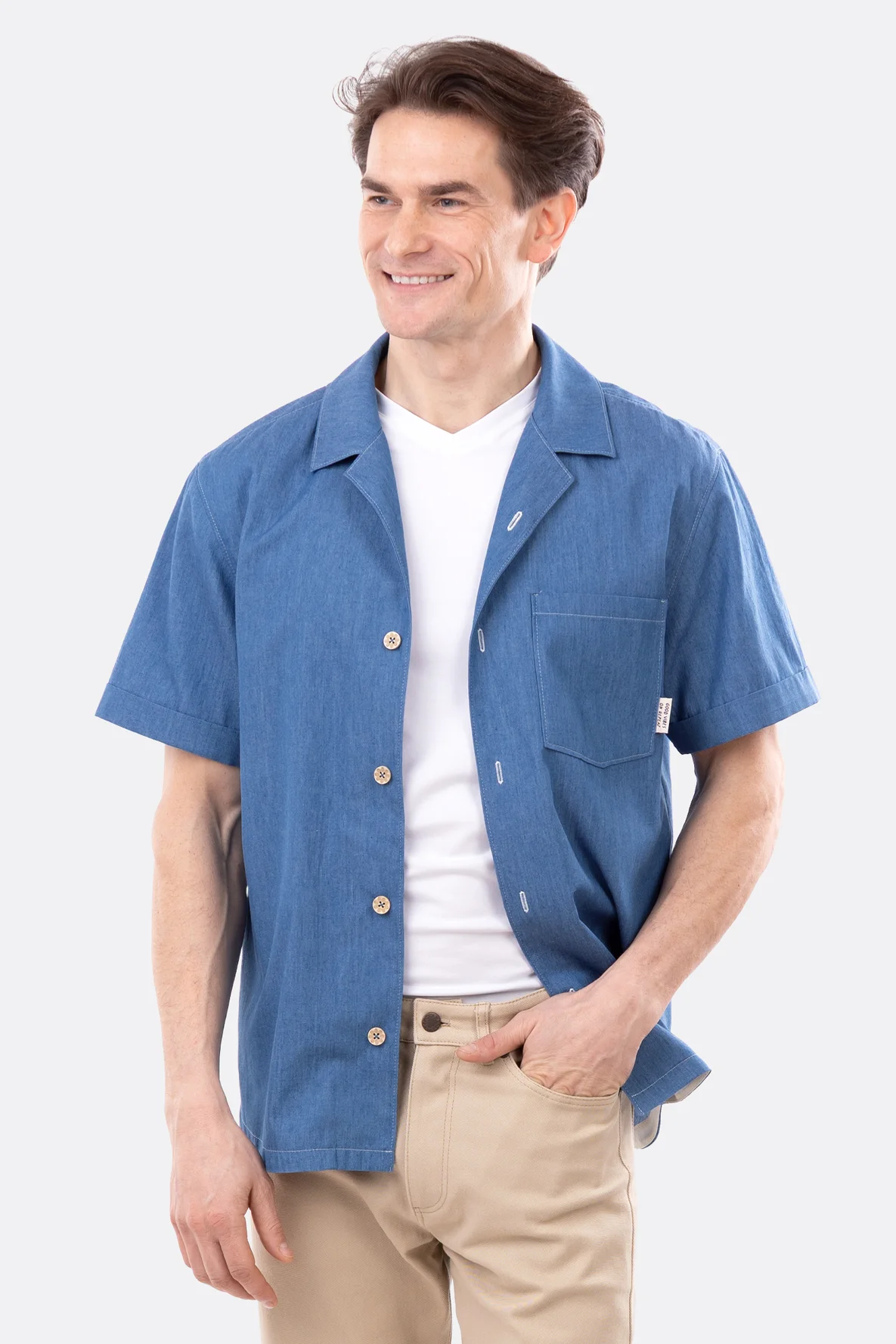 Schnittmuster Jeanshemd Tasche Knopfleiste Videoanleitung