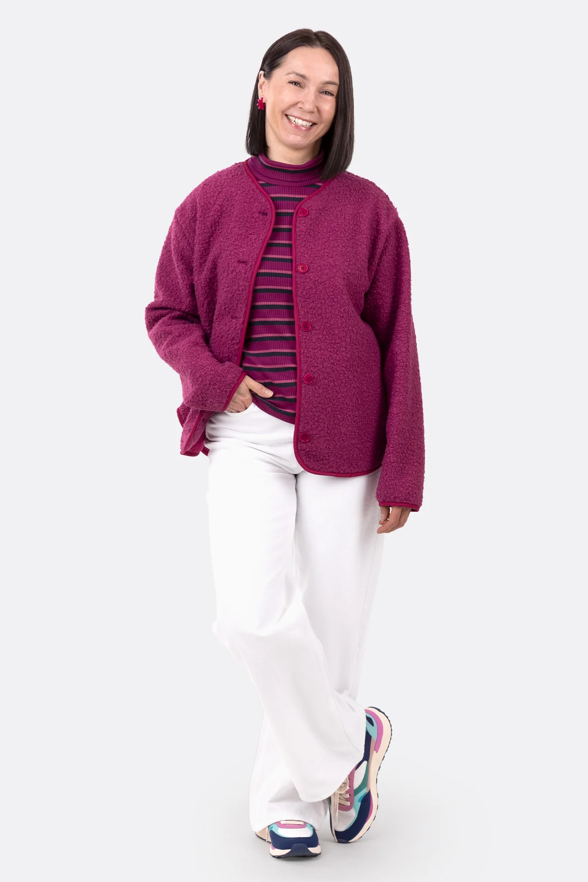 Schnittmuster Damenjacke für Übergang nähen