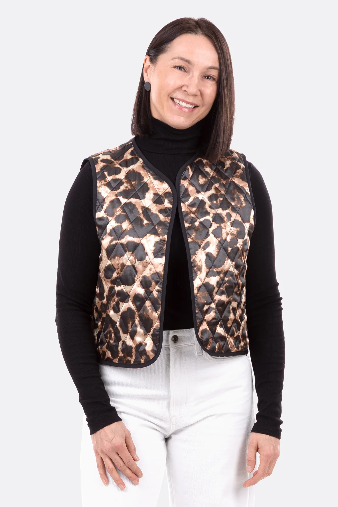 Weste Schnittmuster für Damen aus Steppstoff nähen