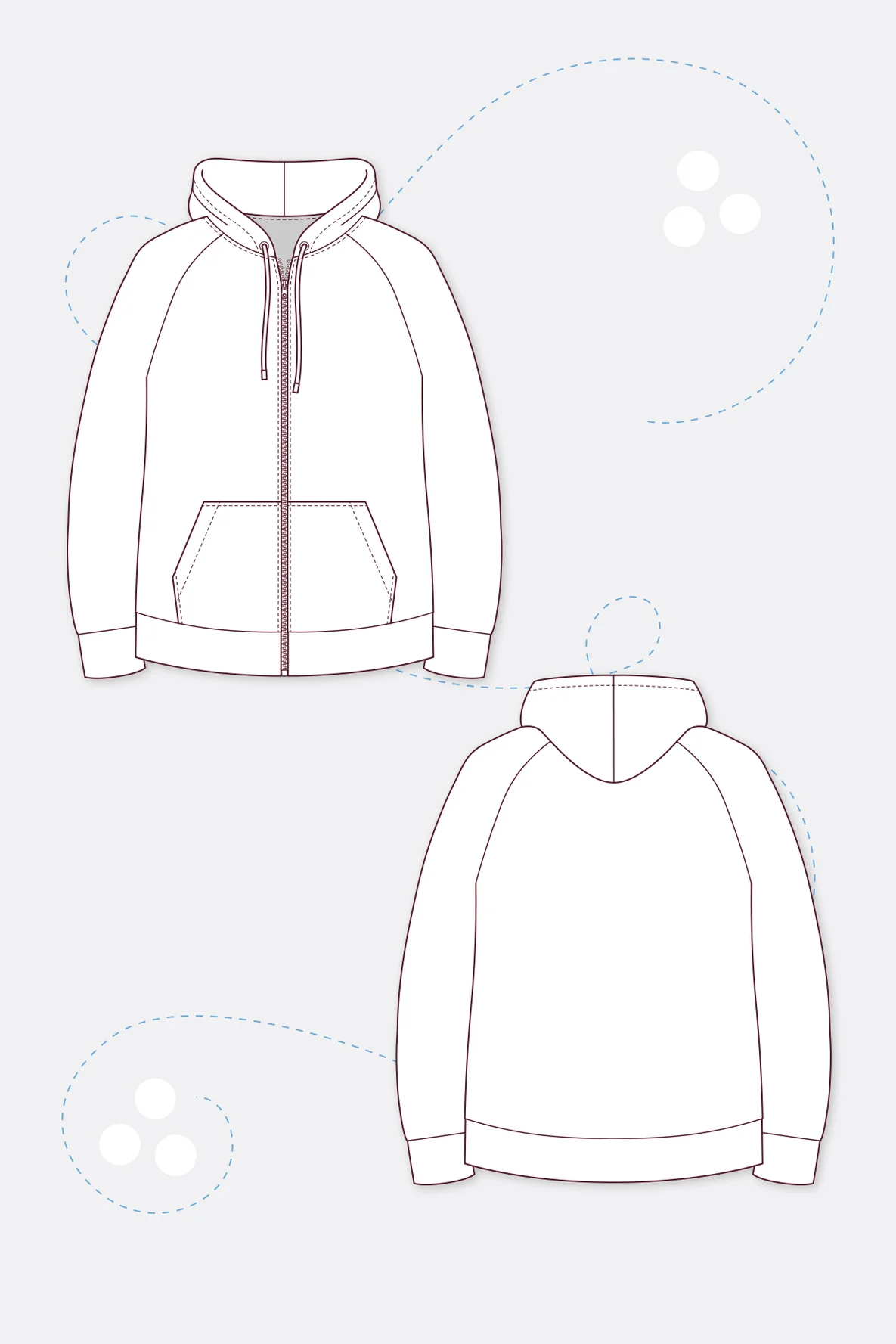 Schnittmuster Janice Damen Kapuzenjacke selber nähen