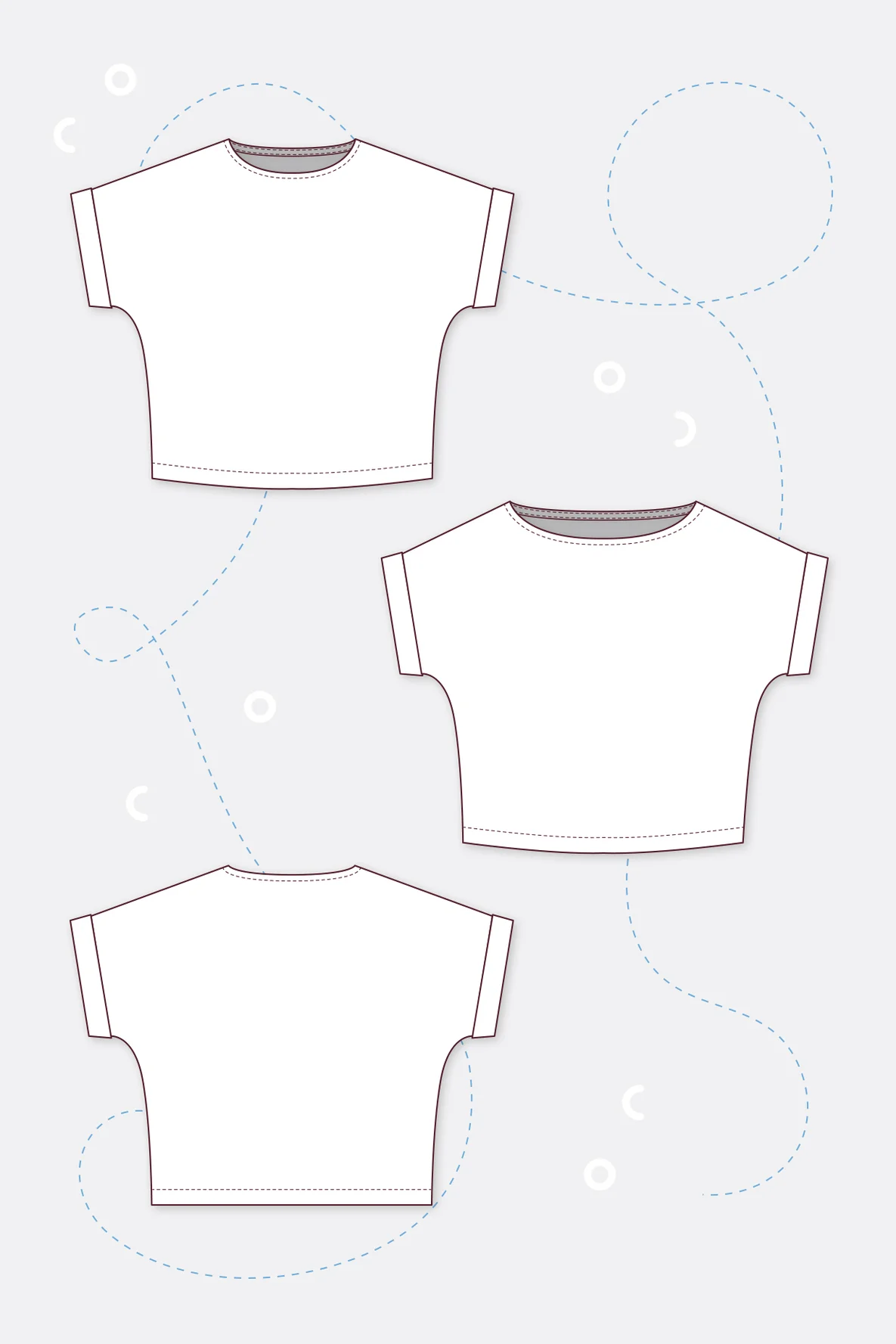 Blusenshirt "Bea" mit verschiedenen Ausschnittvarianten nähen