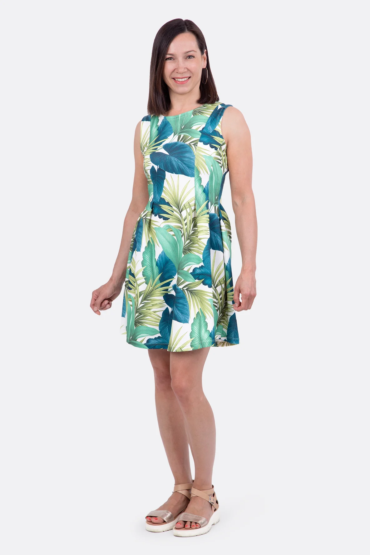 Sommerkleid ohne Ärmel für Damen